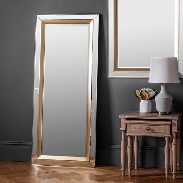 Hesston Leaner Mirror, 69x158cm Gold