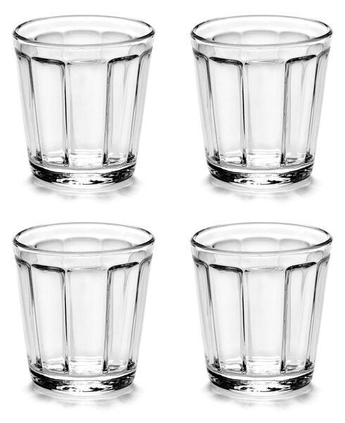 Serax Surface espresso glass 10 cl 4-pack clear clear