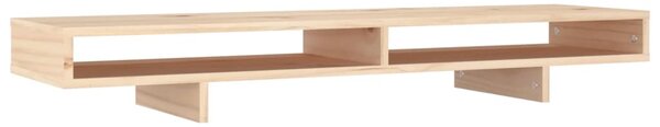 Monitor Stand 100x27x14 cm Solid Wood Pine