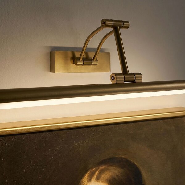 Bathroom LED wall sconce SWE022-1W 42cm Brush Gold