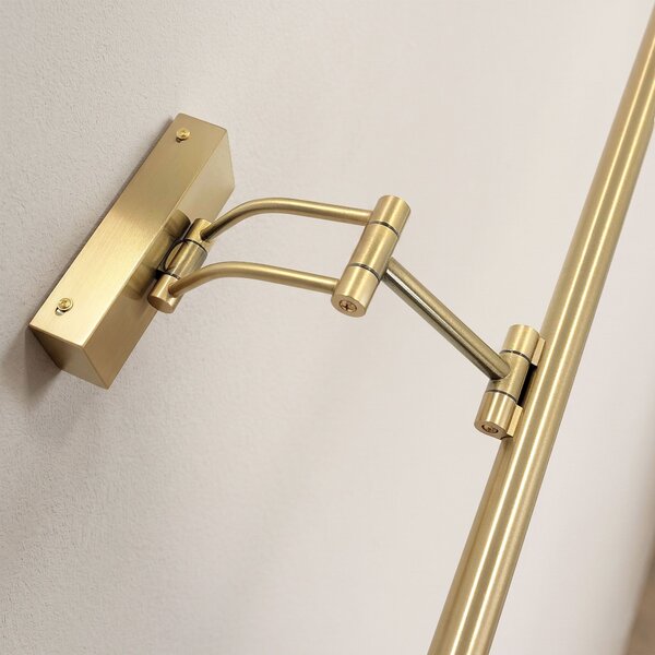 Bathroom LED wall sconce SWE022-1W 42cm Brush Gold
