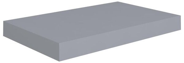 Floating Wall Shelf Grey 40x23x3.8 cm MDF