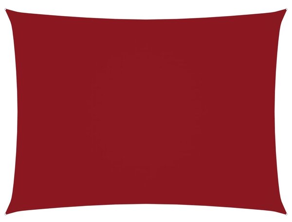 Sunshade Sail Oxford Fabric Rectangular 2x4 m Red