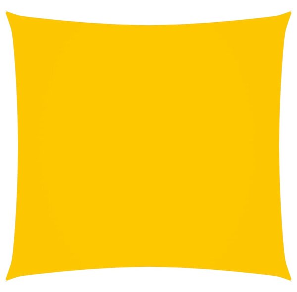 Sunshade Sail Oxford Fabric Square 3x3 m Yellow