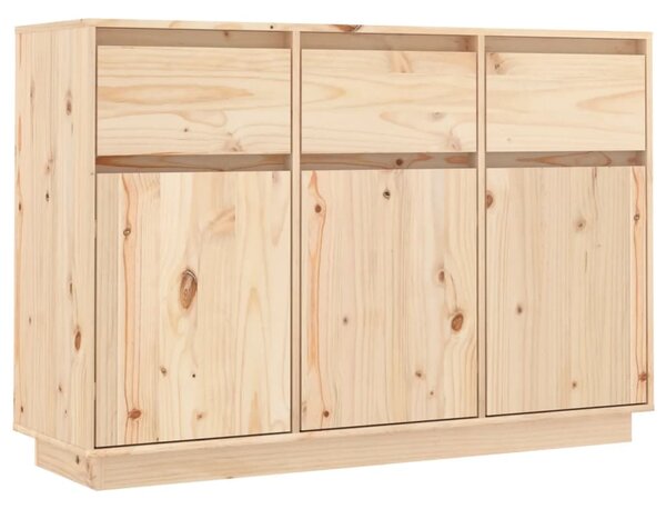 Sideboard 110x34x75 cm Solid Wood Pine