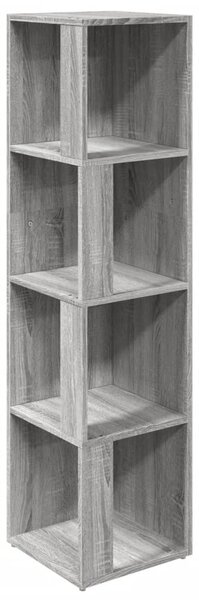 Corner Cabinet Grey Sonoma 33x33x132 cm Engineered Wood