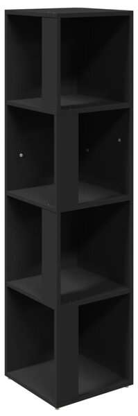 Corner Cabinet Black 33x33x132 cm Engineered Wood