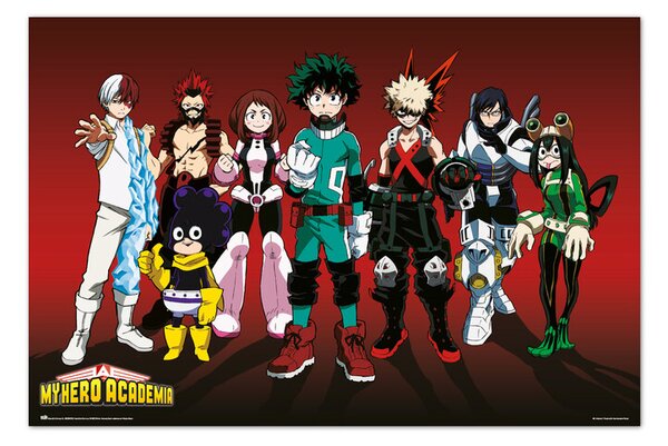 Poster My Hero Academia - Hero Version, (91.5 x 61 cm)