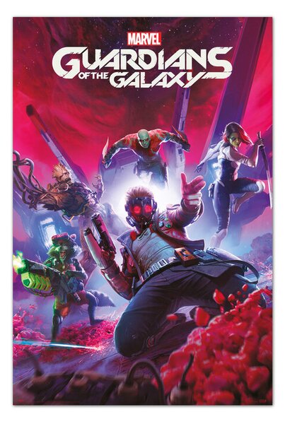 Poster Guardins of the Galaxy - Video Game, (61 x 91.5 cm)