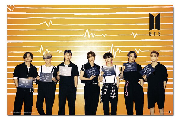 Poster BTS - Police Dept, (91.5 x 61 cm)