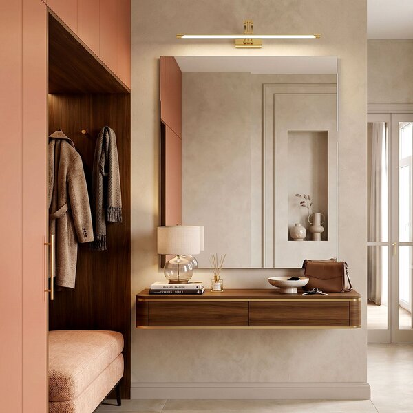 Bathroom LED wall sconce SWE020-1W 60cm Gold