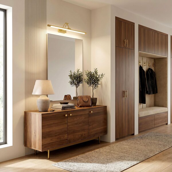 Bathroom LED wall sconce SWE020-1W 60cm Gold