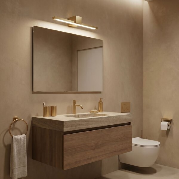 Bathroom LED wall sconce SWE043-1W 40cm GOLD