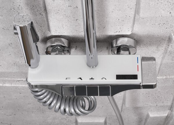 Shower set REA Savio Led Chrome