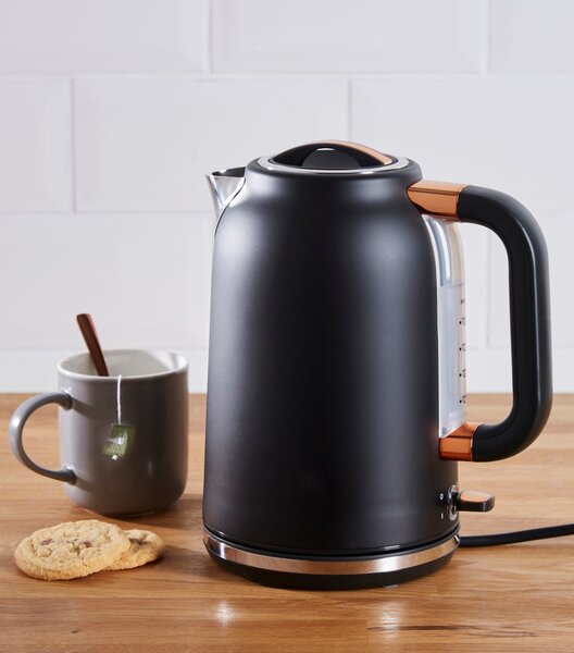 Dunelm Black Kettle and Toaster Set