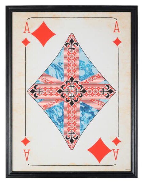 Cards Aces Diamonds, Print - Andrew Martin Timothy Oulton