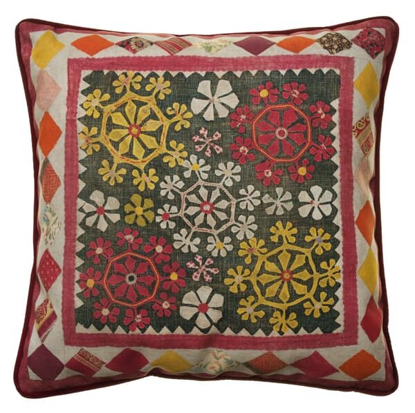 Courtyard Aster Outdoor, Hollowfibre, Cushion, 55cm x 55cm - Andrew Martin Floral