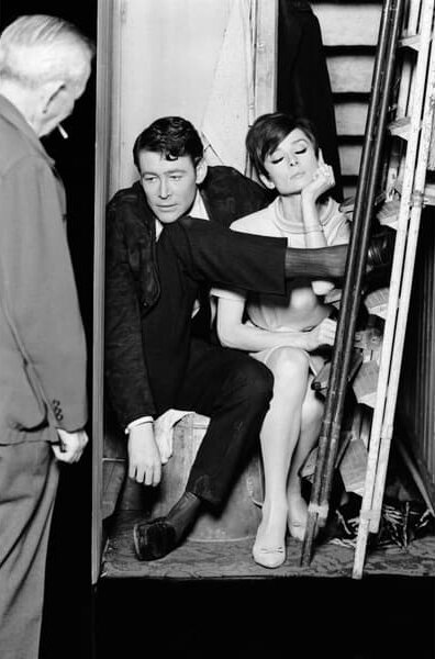 Hiding - Peter O'Toole and Audrey Hepburn, Photographic Artwork, Black & White - Andrew Martin