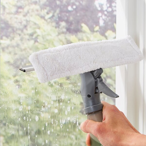 Window Cleaner Spray, Squeegee and Wipe