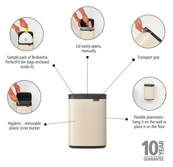 Brabantia 4L Bo Waste Bin