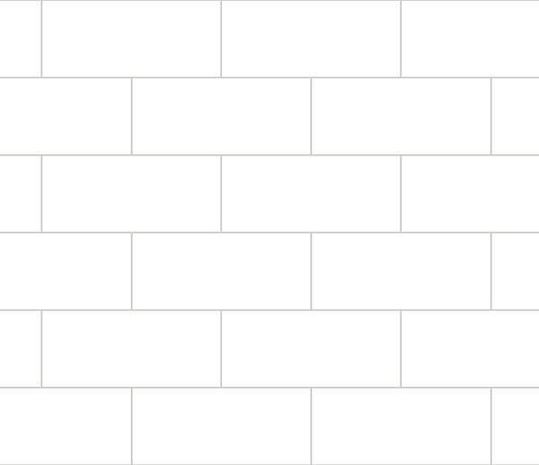 InHome White Self Adhesive Backsplash Sticky Back Plastic