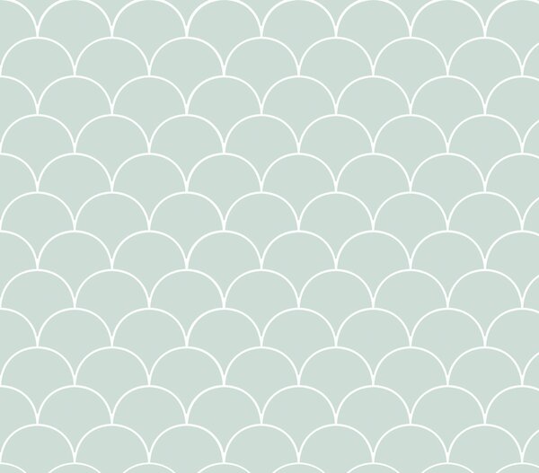 InHome Blue Shell Self Adhesive Backsplash Sticky Back Plastic