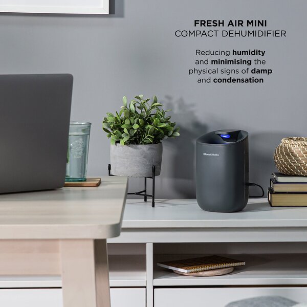 Russell Hobbs Fresh Air Mini 600ml Compact Dehumidifier