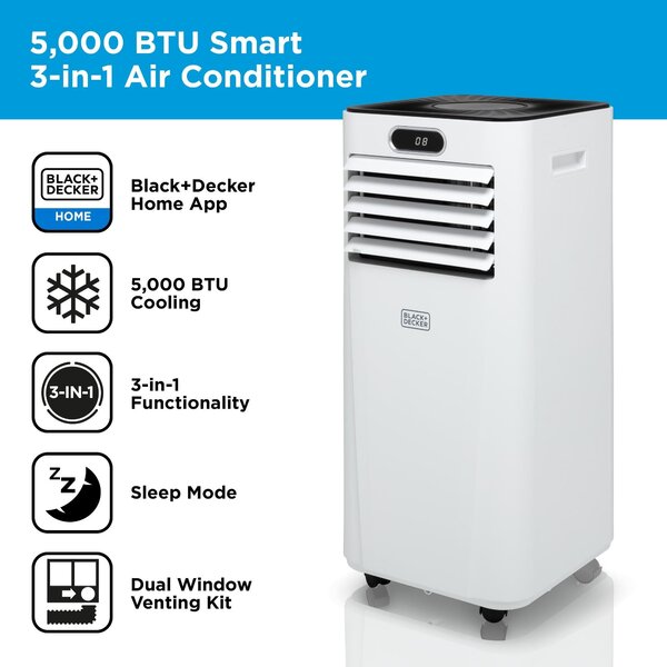 Black And Decker 5000BTU Smart Air Conditioner