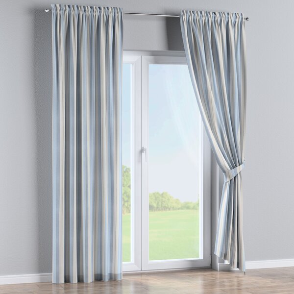 Slot and frill curtains