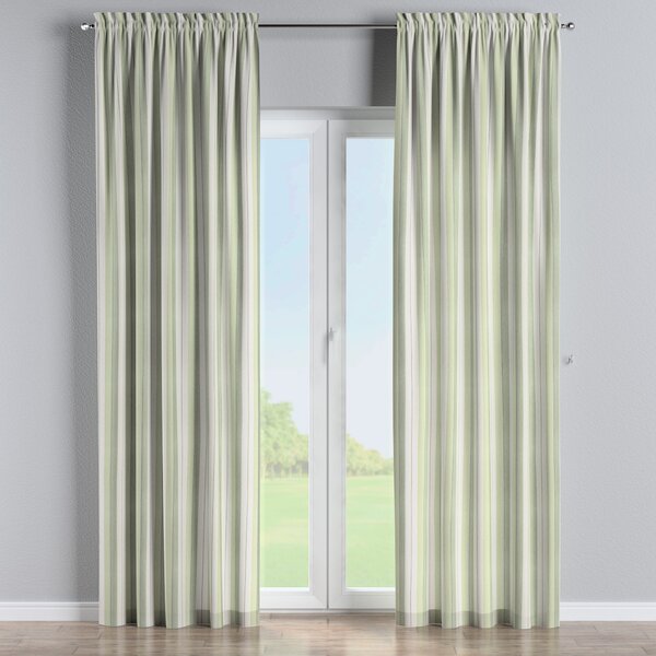 Slot and frill curtains