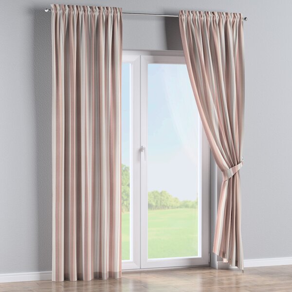 Slot and frill curtains