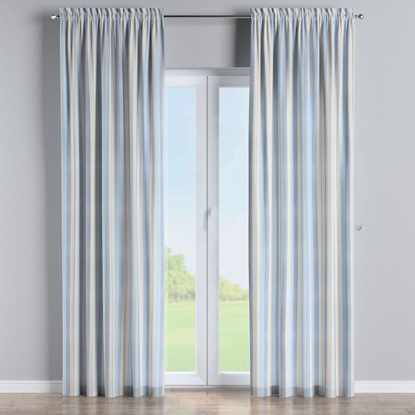 Slot and frill curtains