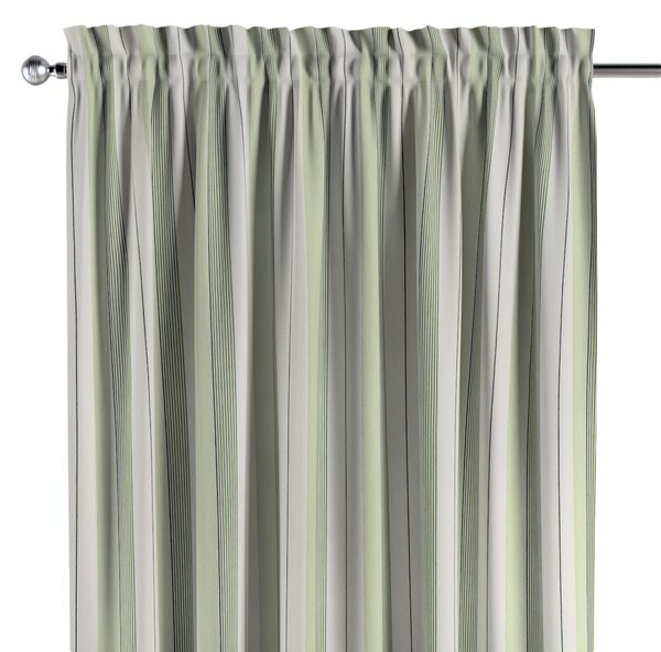 Slot and frill curtains