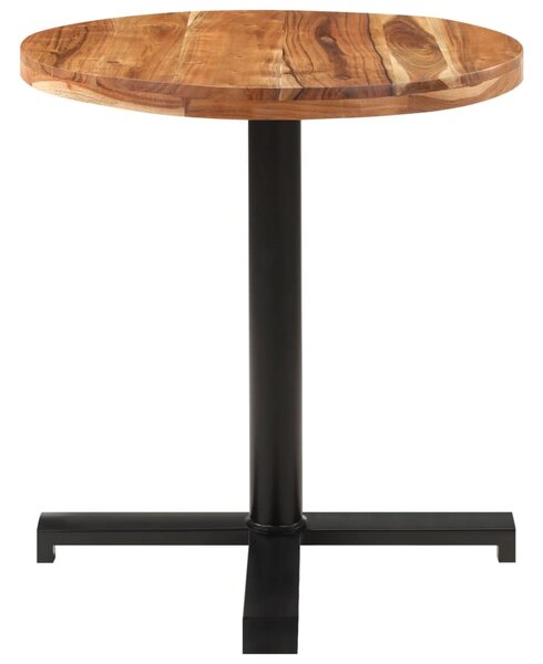 Bistro Table Round Ø70x75 cm Solid Acacia Wood