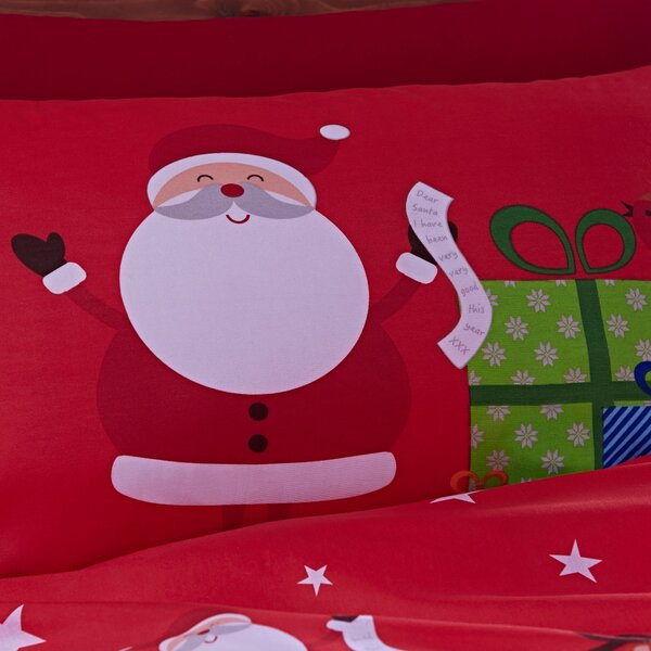 Catherine Lansfield Santas Christmas Presents Duvet Cover and Pillowcase Set