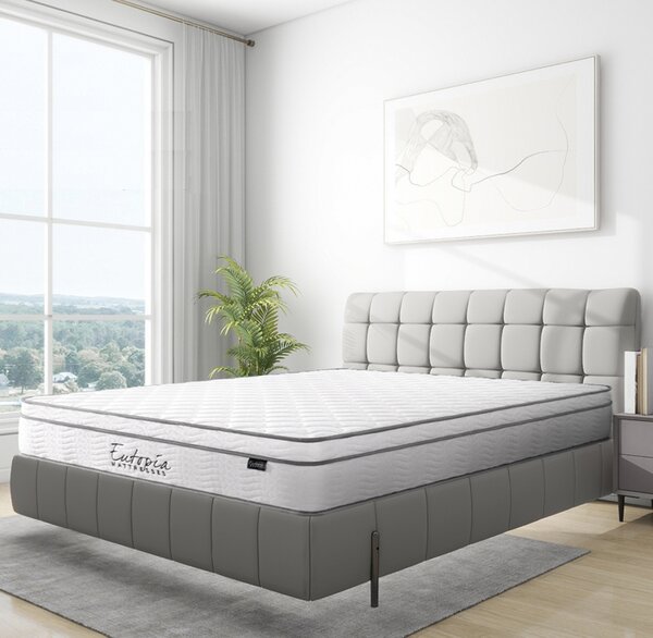 Elgin Fabric 3ft Pocket Spring Mattress - White
