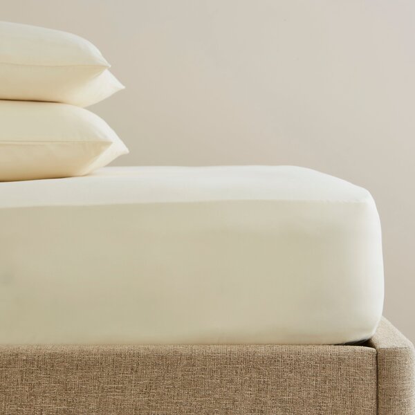 Super Soft Microfibre Plain Fitted Sheet