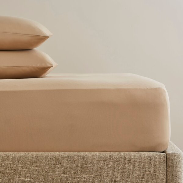 Super Soft Microfibre Plain Fitted Sheet