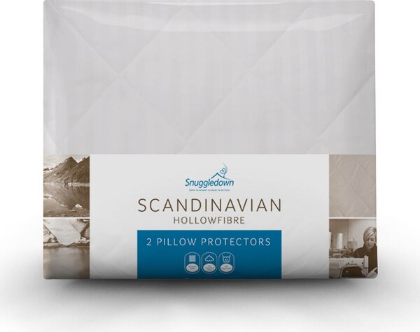 Snuggledown Pack of 2 Scandinavian Pillow Protectors