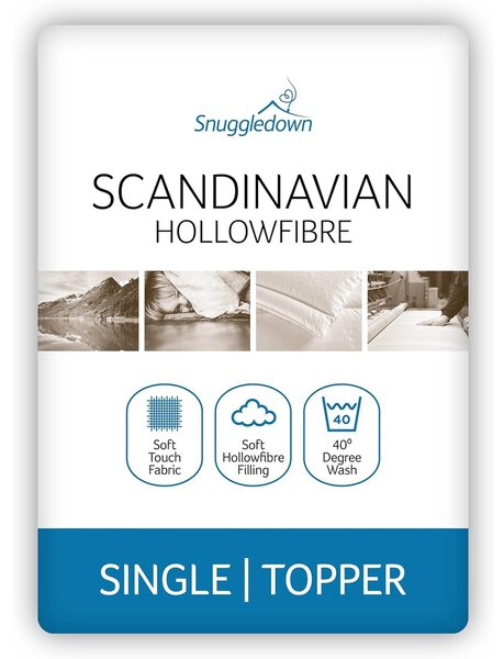 Snuggledown Scandinavian Hollowfibre Mattress Topper