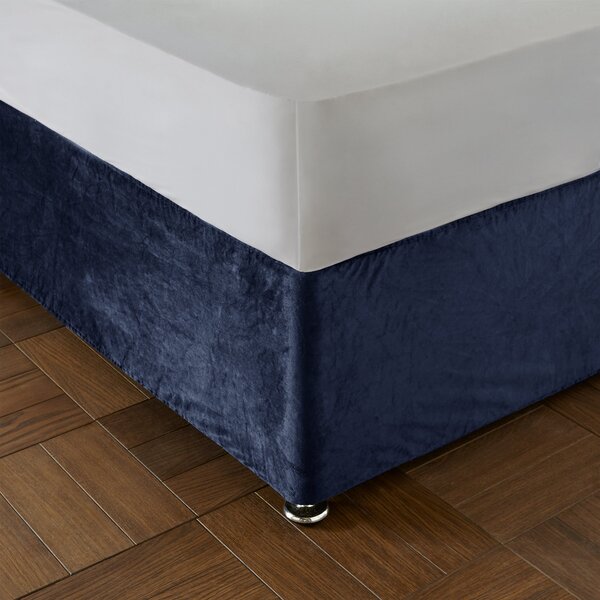 Catherine Lansfield Kingsley Matte Velvet Divan Base Bed Wrap