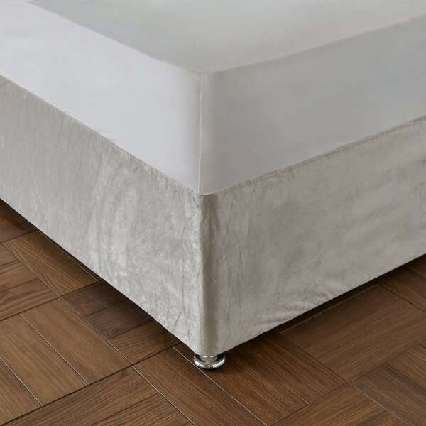 Catherine Lansfield Kingsley Matte Velvet Divan Base Bed Wrap