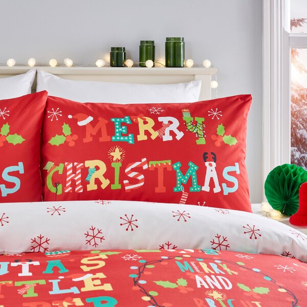 Fusion Santa's Little Helper Duvet Cover & Pillowcase Set