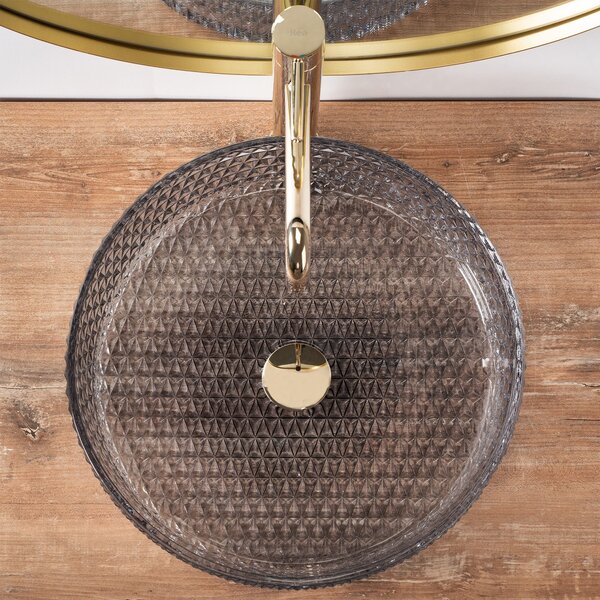 Countertop washbasin Rea Cristal Grey 39
