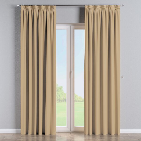 Pencil pleat curtains
