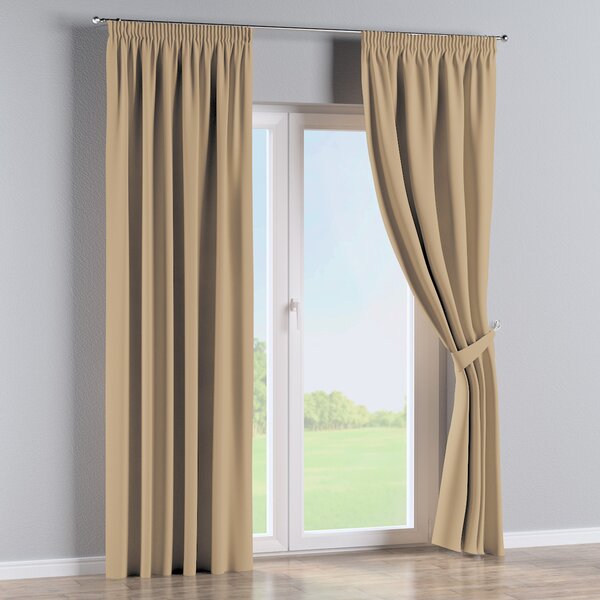 Pencil pleat curtains