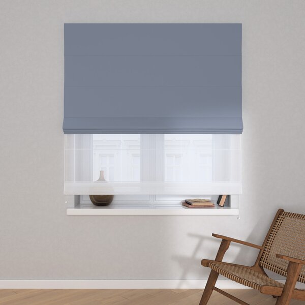 Voile and fabric roman blind (DUO II)