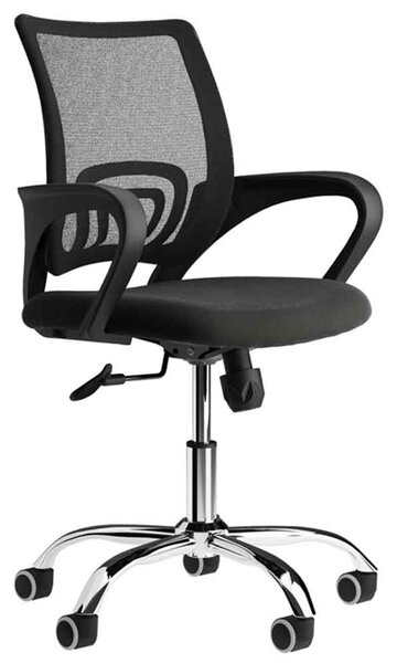 Tenby Mesh Fabric Back Home And Office Chair - Black