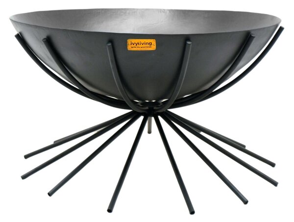 Ivyline Outdoor Metal Dakota Fire Pit