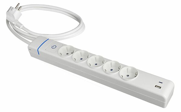 Power Socket - 5 sockets with Switch Solera 51ilac USB 250 V 16 A (1,5 m)